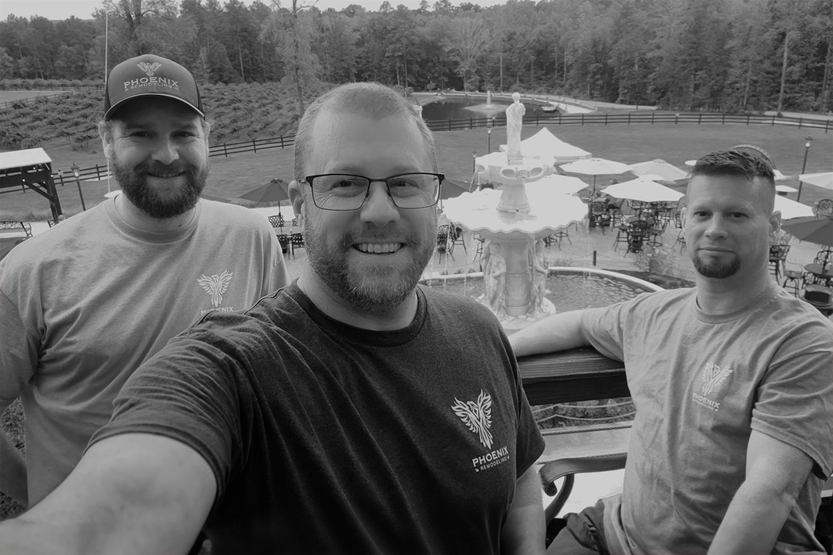 Mike, Eric and Jon — the Phoenix Remodeling crew