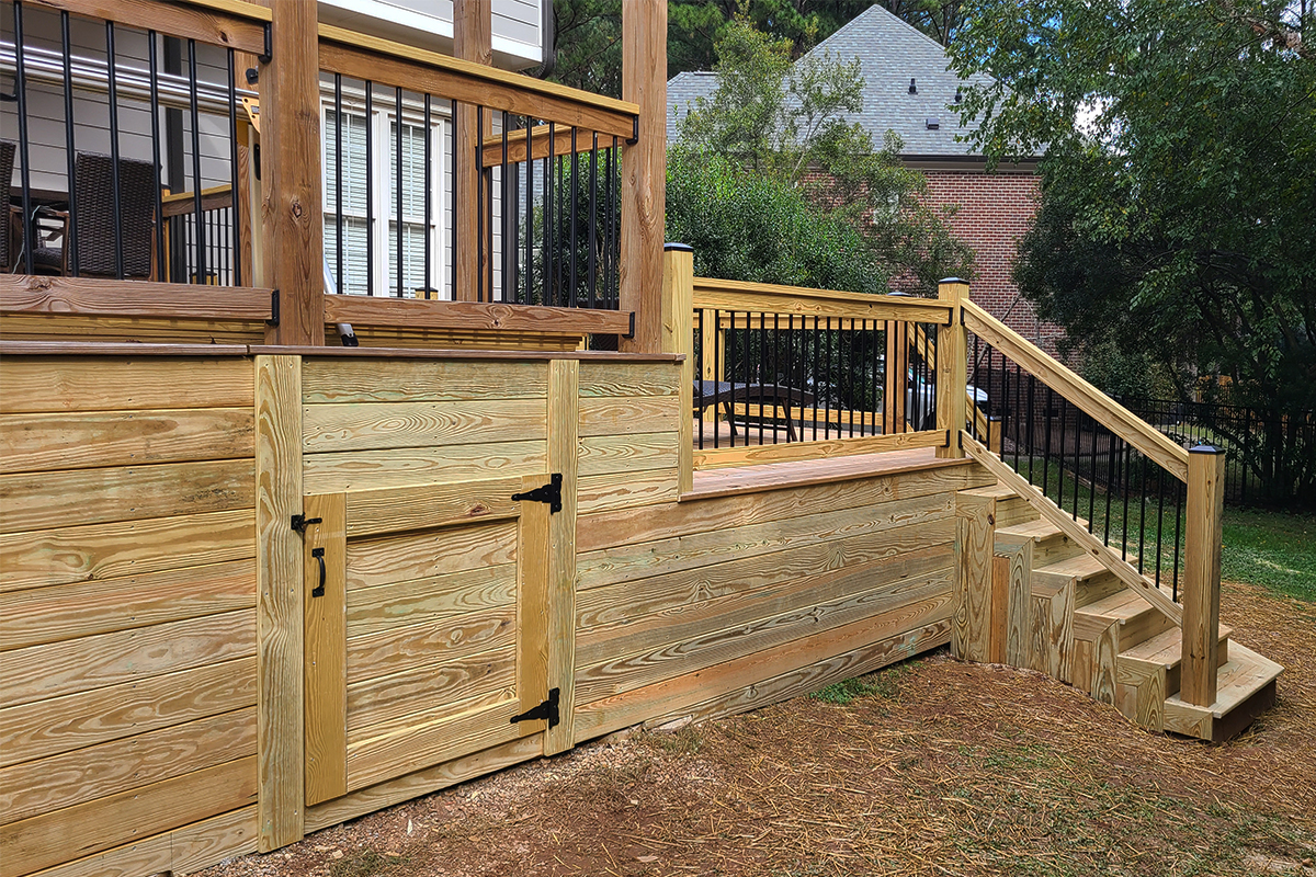 Custom deck and porch project by Phoenix Remodeling — Raleigh, NC (4)