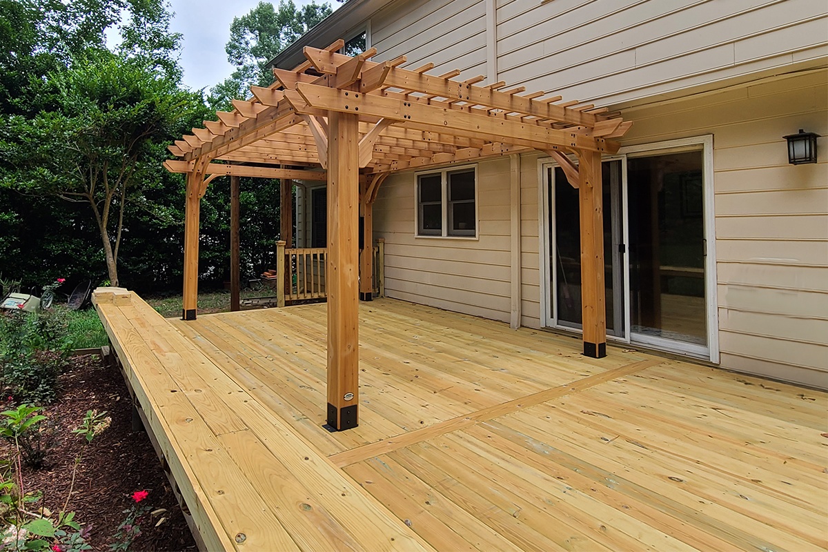 Custom deck and porch project by Phoenix Remodeling — Raleigh, NC (1)
