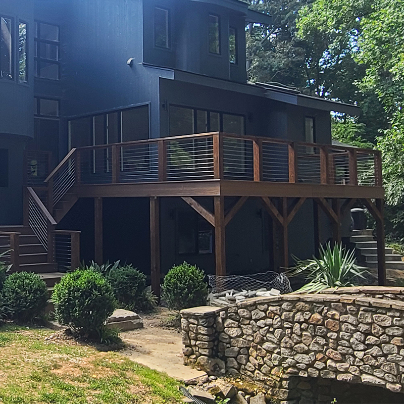 Custom deck and porch project by Phoenix Remodeling — Raleigh, NC (9)