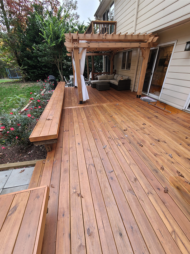 Custom deck and porch project by Phoenix Remodeling — Raleigh, NC (2)